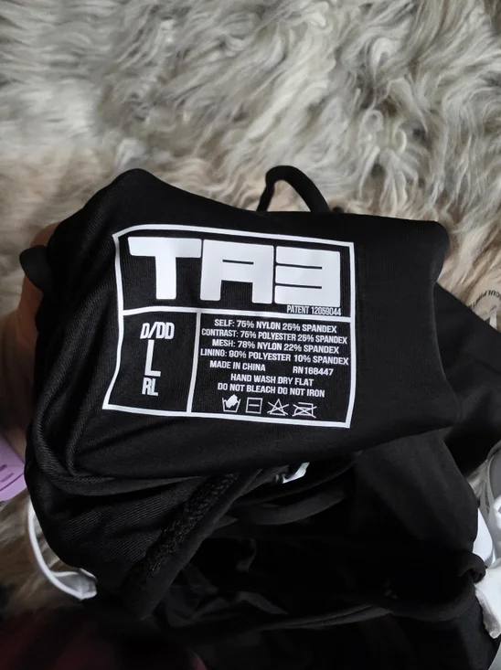 Ta3 Brazilian Lifty In Black/white Contour- D/DD Cup - Picture 5 of 7